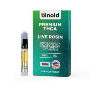 Binoid Premium Live Rosin THCA Cartridge | 1g