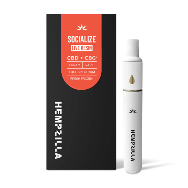 Hempzilla CBD Live Resin Socialize Disposable | 1g