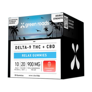 Green Roads D9 + CBD Relax Gummies | (30ct) 900mg