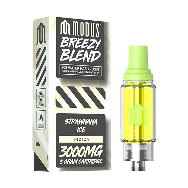 Modus Breezy Blend Ice Water Hash Rosin Cartridges | 3g