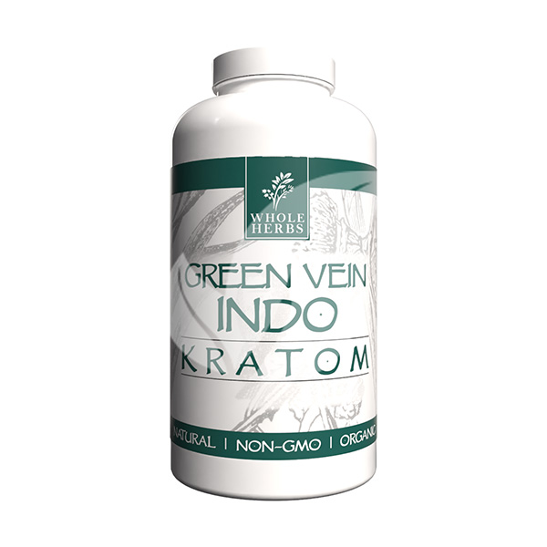 Whole Herbs – Green Vein Indo Kratom Capsules