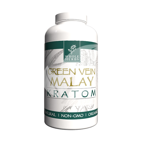 Whole Herbs – Green Vein Malay Kratom Capsules