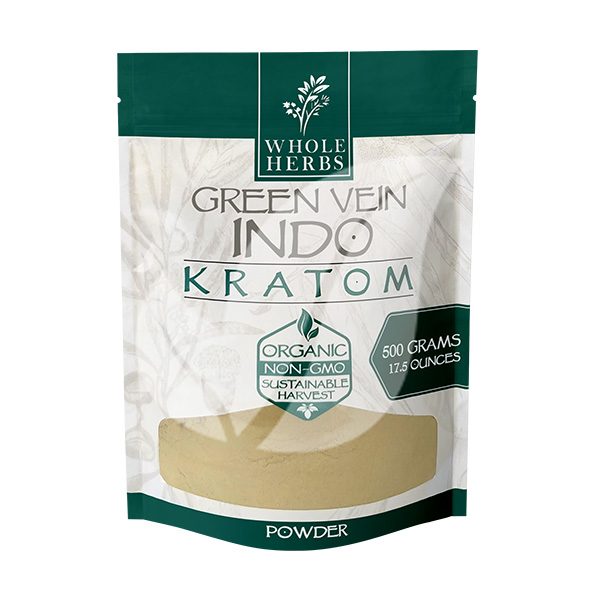 Whole Herbs – Green Vein Indo Kratom Powder