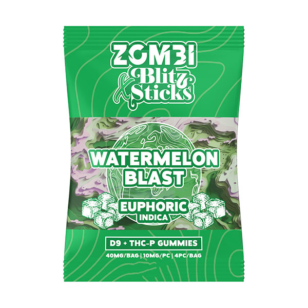 Zombi Blitz Sticks D9 + THC-P Gummies | 4cnt